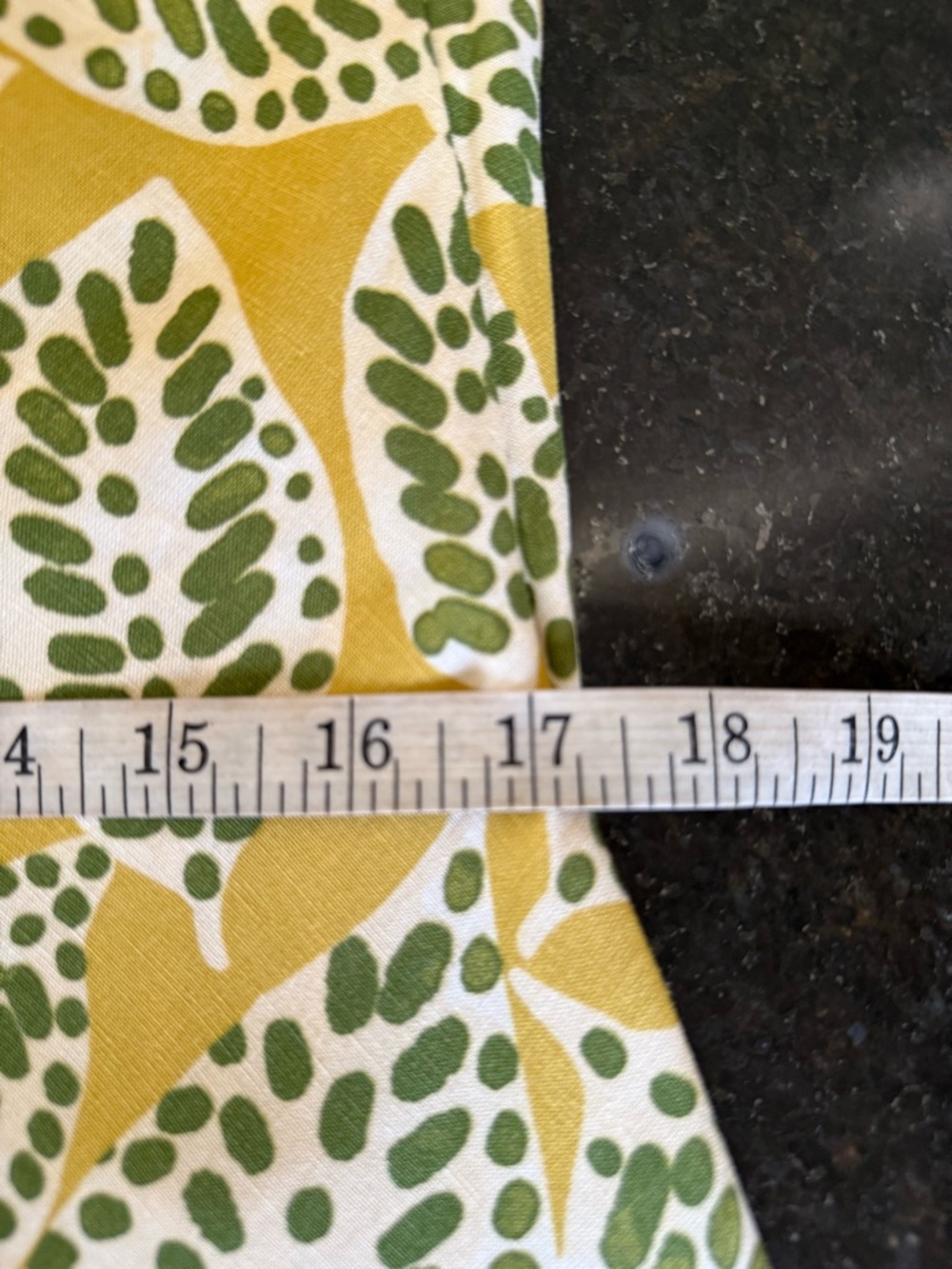 NWT Zara Green /Yellow Linen Blend Leaf Print Backless Halter Midi Dress Size XL - Picture 9 of 14
